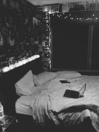Black and White Bedroom