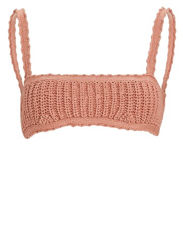 Alanui Cacti Cotton Knit Bralette | INTERMIX®