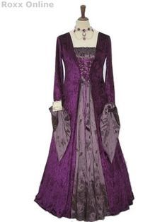 Purple Medieval dress....beautiful!!