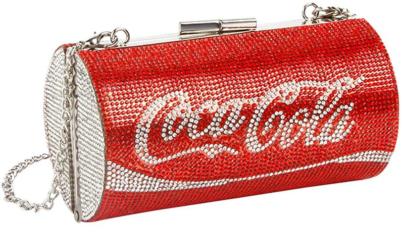 Amazon.com: Mogor Rhinestone Crystal Sparkly Clutch Bling Glitter Purse Crossbody Shoulder Evening Handbags with Red Letter for Women: Shoes