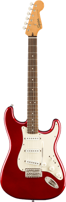 Squier Classic Vibe '60s Stratocaster, Candy Apple Red, Electric Guitar