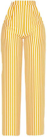 yellow stripe pants