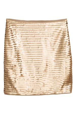Gold skirt