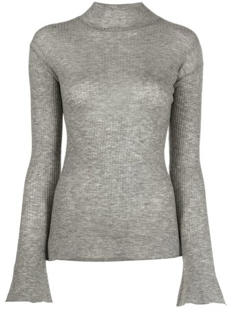 Wolford Ribbed Flared Sleeves Jumper - Farfetch