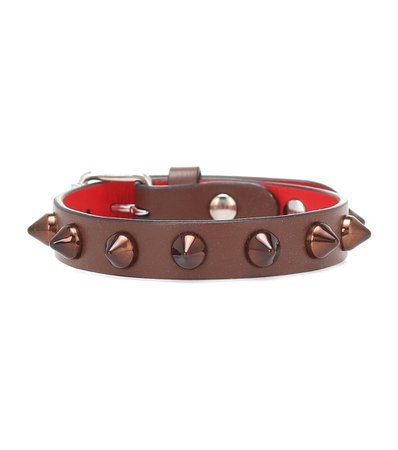 Christian Louboutin Loubilink Studded Leather Bracelet