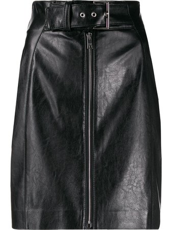 MSGM Faux Leather Skirt - Farfetch