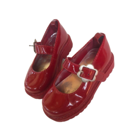 vintage mary janes shoes buckle americana cherry bomb aesthetic lolita