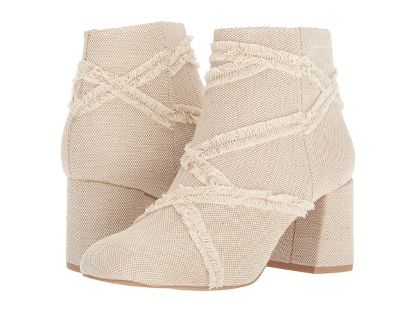 Seychelles - Audition II (Frayed Natural Linen) Women's Pull-on Boots