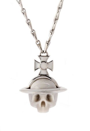 Viviene Westwood skull necklace