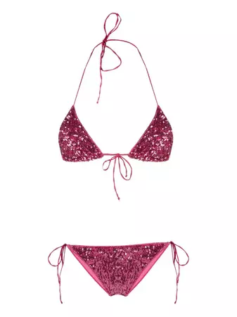Oséree sequin-embellished Bikini Set - Farfetch