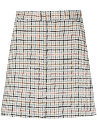 See By Chloé check-print A-line Mini Skirt - Farfetch