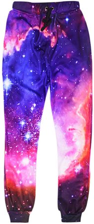 Amazon.com: UNIFACO Sweatpants for Men Unisex 3D Galaxy Nebula Star Printed Casual Gym Sports Jogger Pants with Drawstring Baggy for Gym Casual Workout: Clothing