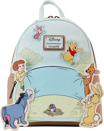 Amazon.com: Loungefly Disney Winnie the Poof 95th Anniversay Celebration Toss Womens Double Strap Shoulder Bag Purse : Clothing, Shoes & Jewelry