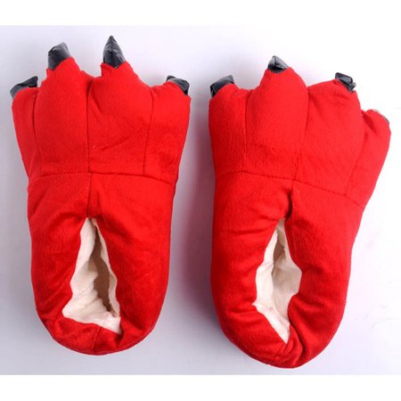 Red Animal Slippers