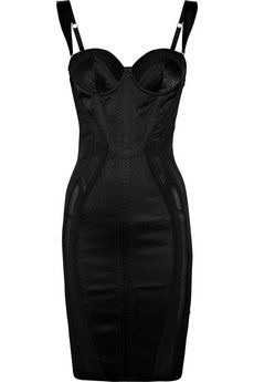 black bustier stappy dress