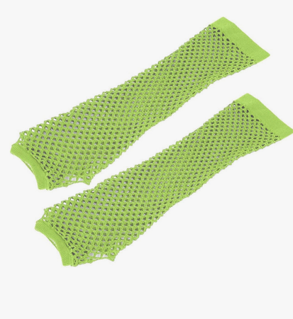 green arm fishnets