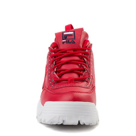 Womens Fila Disruptor 2 Premium Athletic Shoe - Red | Journeys