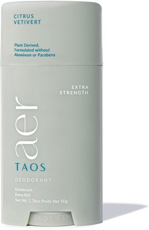 Taos Aer Citrus Vetivert Extra Strength Deodorant