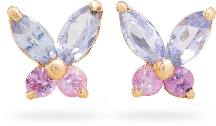 Pastel Butterfly Stud Earrings