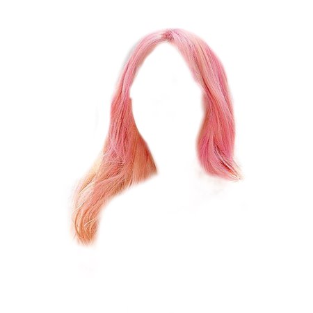 pink & peach ombre hair - @cloud9_offic