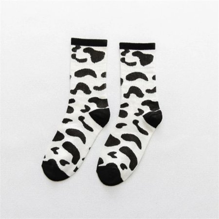 cow print socks