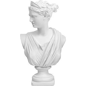 Amazon.com: Norrclp 12.5in Greek Statue of Diana, Classic Roman Bust Greek Mythology Sculpture for Home Decor : Home & Kitchen
