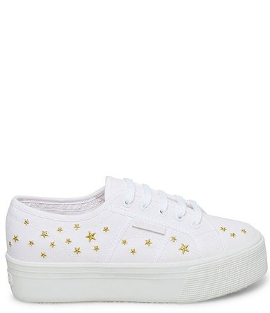 Superga Women's 2790 Star Embroidered Platform Sneakers