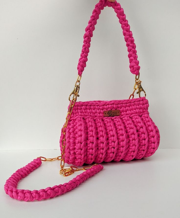 Crochet Bag Pink