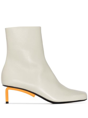 Off-White Allen 55mm leather ankle boots - FARFETCH