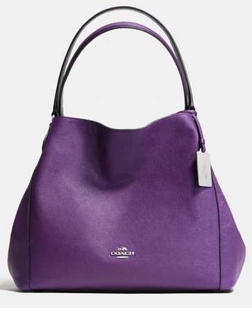 purple coach bag