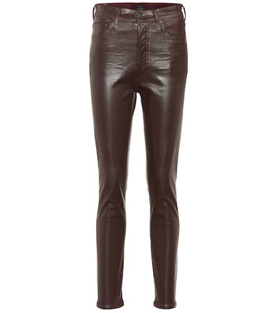 Olivia high-rise skinny ankle jeans