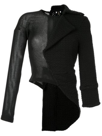 Comme Des Garçons Pre-Owned Mesh Panel Half Jacket Vintage | Farfetch.com