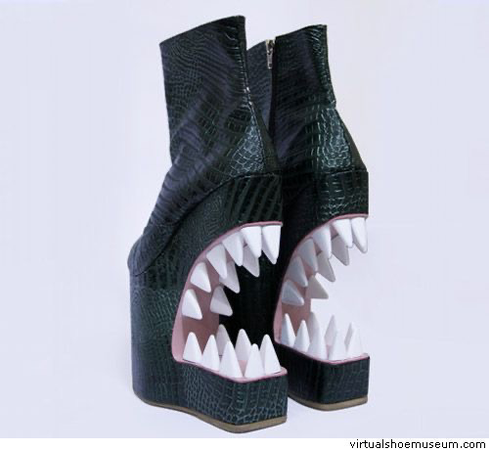 monster teeth boots