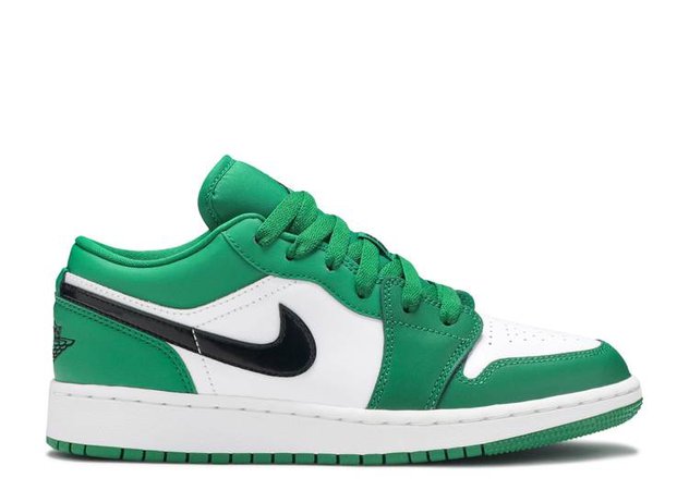 green sneakers