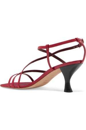 STAUD | Gita leather sandals | NET-A-PORTER.COM
