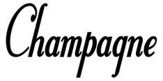 the word Champagne