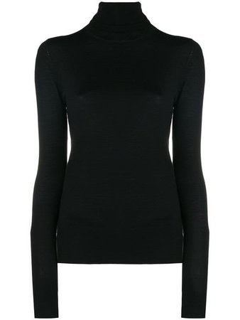 Black Joseph Lightweight Turtleneck Sweater | Farfetch.com
