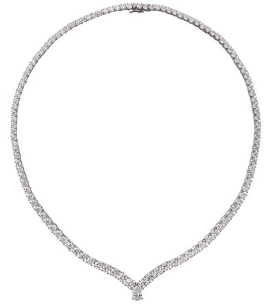 Cartier | Essential Lines necklace - Platinum, diamonds