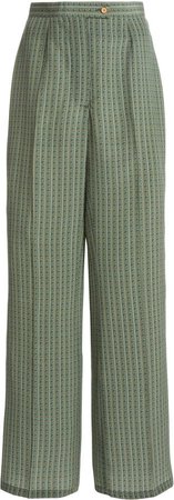 Giuliva Heritage Collection The Laura Silk Wide-Leg Pants