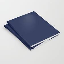 navy blue minimalist solid color block spring summer notebook - Google Search