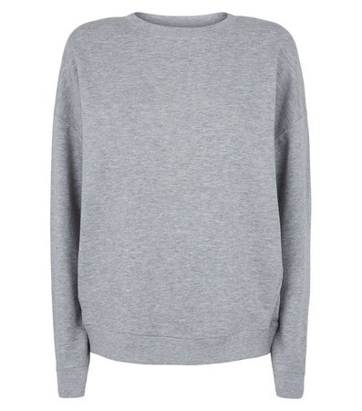 Grey Crew Neck Sweatshirt | New Look