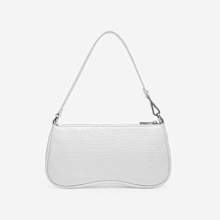 White mini purse