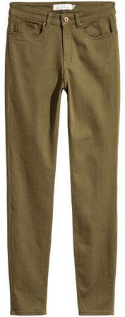 Super Slim-fit Pants - Green
