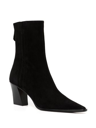 Shop Aquazzura suede ankle boots with Express Delivery - FARFETCH