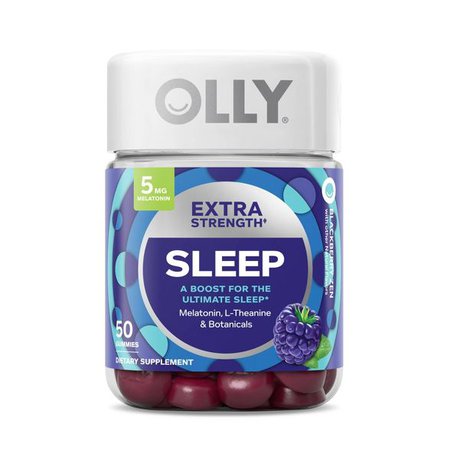 Olly Extra Strength Sleep Gummies - Blackberry Mint - 50ct : Target