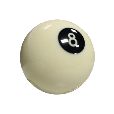 white 8 ball