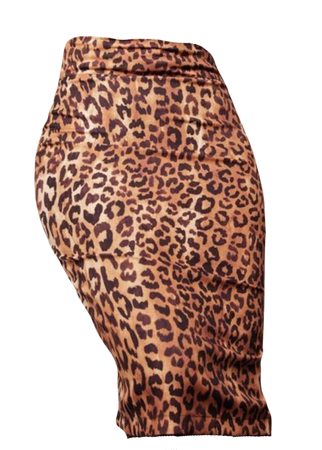 animal print skirt