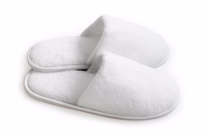 Soft White Slippers - Women