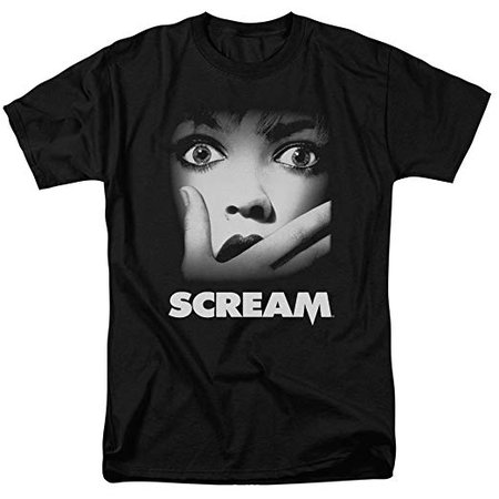 Amazon.com: Scream Poster Adult T-Shirt Black: Clothing