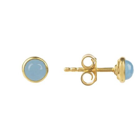 Earrings | Shop Women's Gold Sterling Silver Stud Earring at Fashiontage | 5054469018378